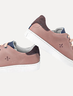 Tênis Dudalina Masculino Couro Casual Logo Marrom Claro