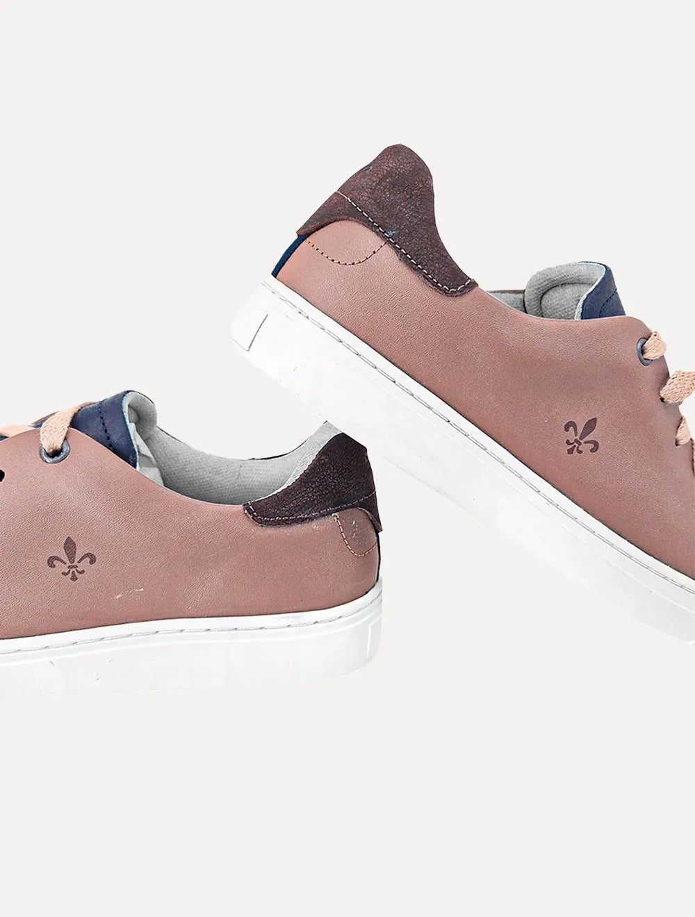 Tênis Dudalina Masculino Couro Casual Logo Marrom Claro