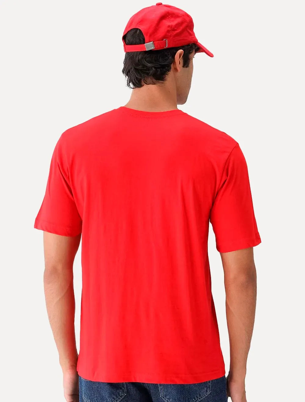 Camiseta Aleatory Masculina Dark Grey Icon Vermelha