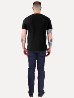 Camiseta Tommy Hilfiger Masculina Outline Arc Script Preta
