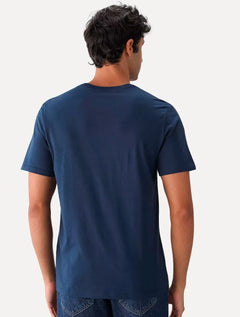 Camiseta Levis Masculina Logo Batwing Azul Marinho