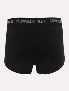 Cueca Calvin Klein Low Rise Trunk Classic Preta Cinza e Branca C11.07 PT00 Pack 4 UN