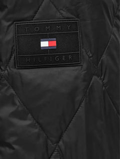 Jaqueta Tommy Hilfiger Masculina Hooded Quilted Preta