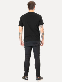 Camiseta Ellus Masculina Cotton Fine Classic Logo Preta
