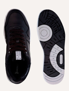 Tênis Lacoste Masculino T-Clip Blk/Gry Preto