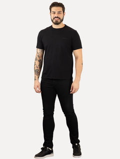 Camiseta Calvin Klein Jeans Masculina Light New Logo Preta