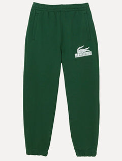 Calça Lacoste Moletom Masculina Sport Fleece Organic Cotton Verde Escuro