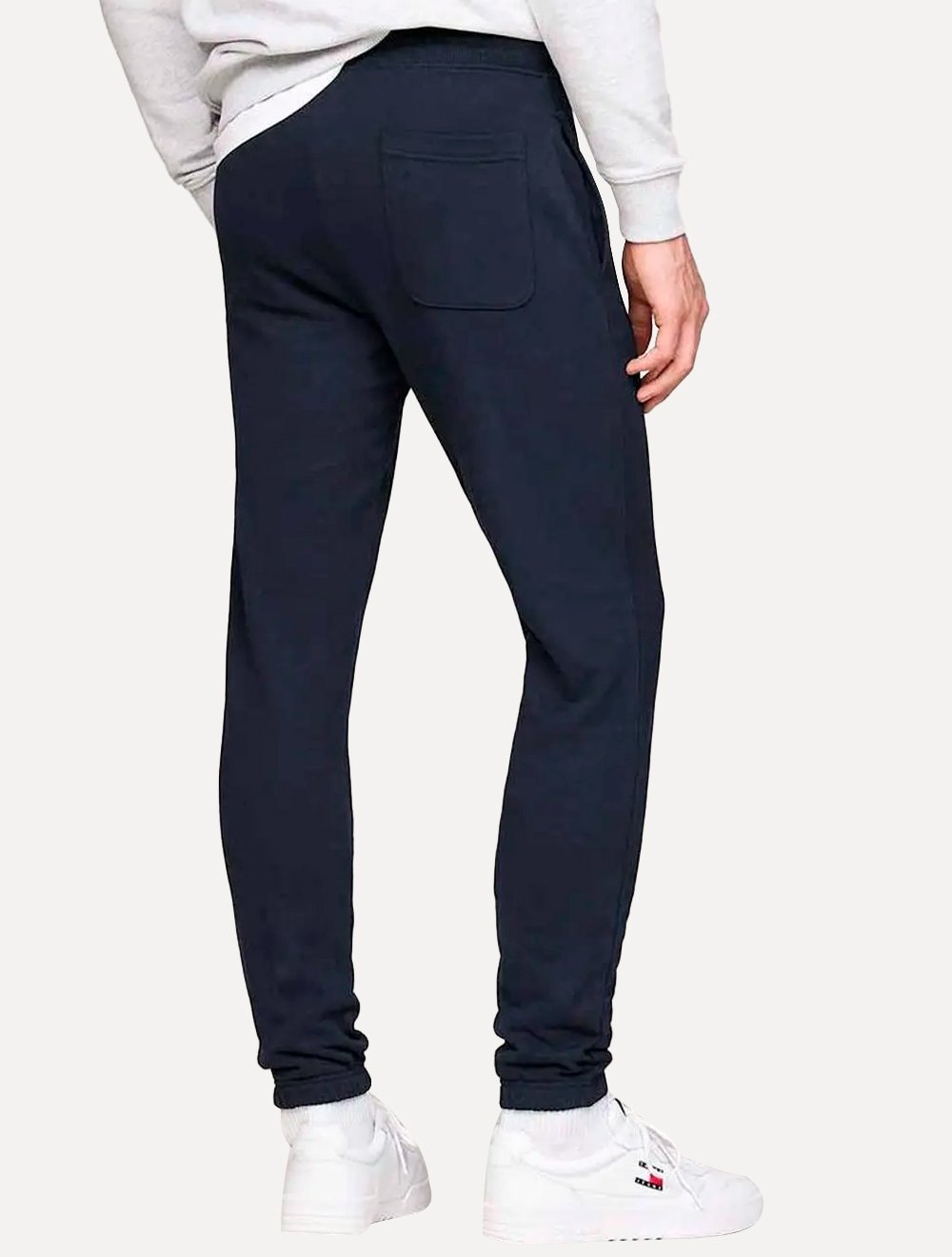 Calça Tommy Jeans Masculina Moletom Entry Signature Graphic Azul Marinho