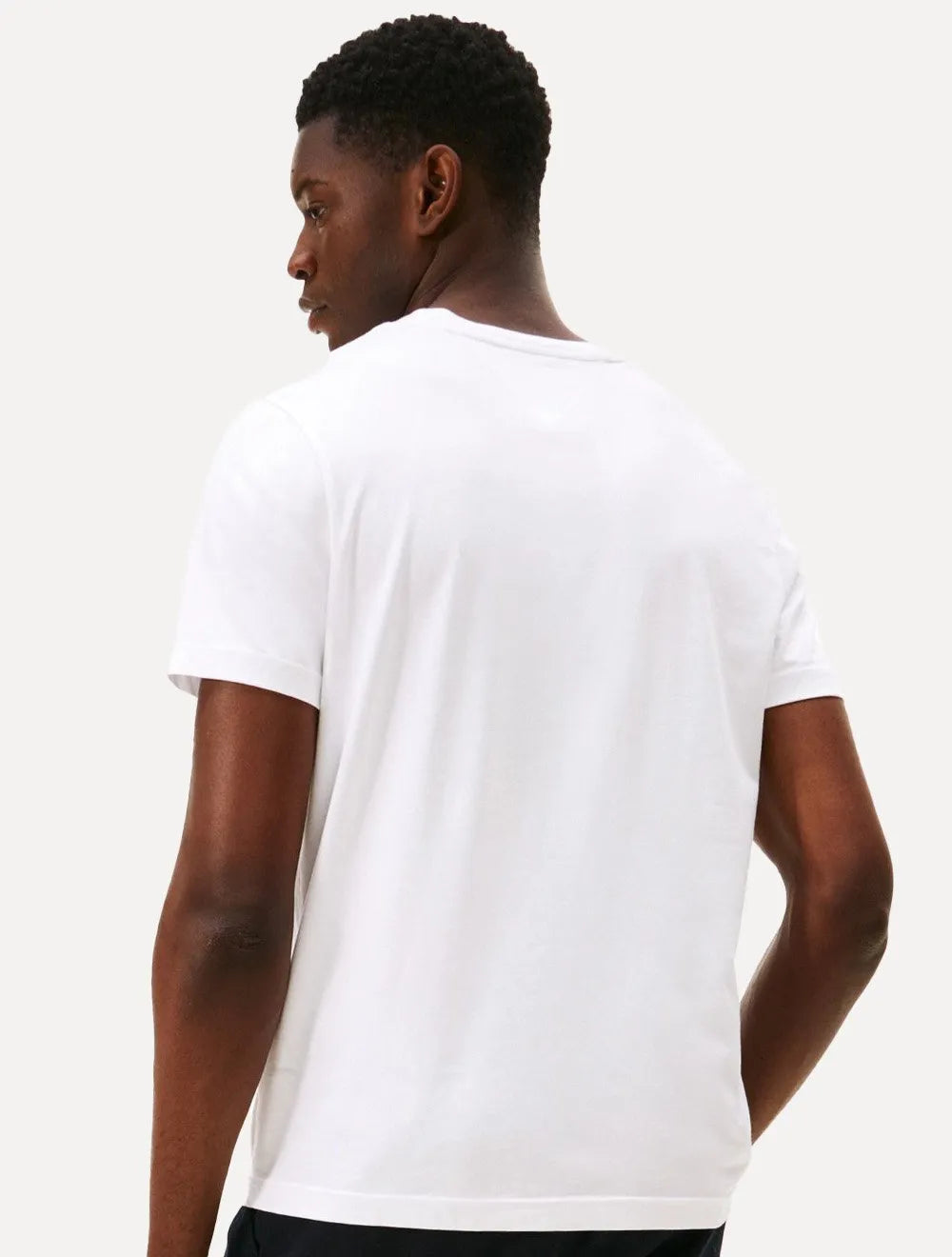 Camiseta Tommy Hilfiger Masculina Regular Crest Branca