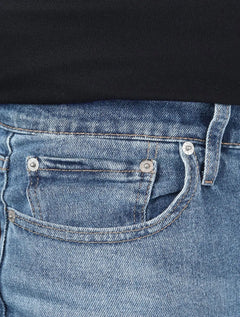 Calça Levis Jeans Masculina 510 Skinny Stoned Azul Médio
