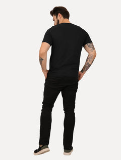 Camiseta Calvin Klein Masculina CK Embossing Preta