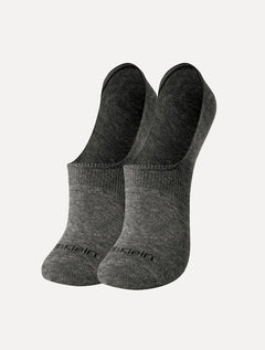 Meia Calvin Klein Invisível C27.01A CK Grafite Mescla Kit 2 Pares