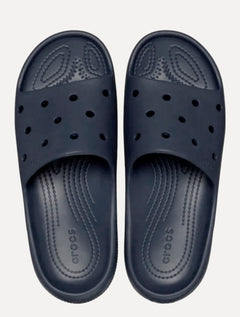 Sandália Crocs Masculina Classic Slide V2 Azul Marinho