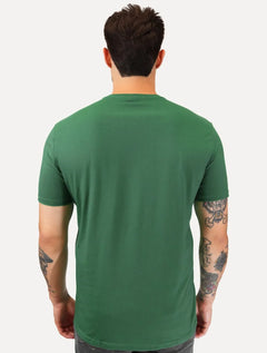 Camiseta King & Joe Masculina Estampada Logomania Strip Verde