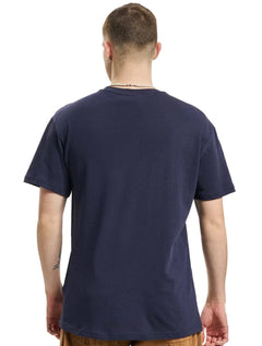 Camiseta Tommy Jeans Masculina Classic Athletic Twisted Logo Azul Marinho