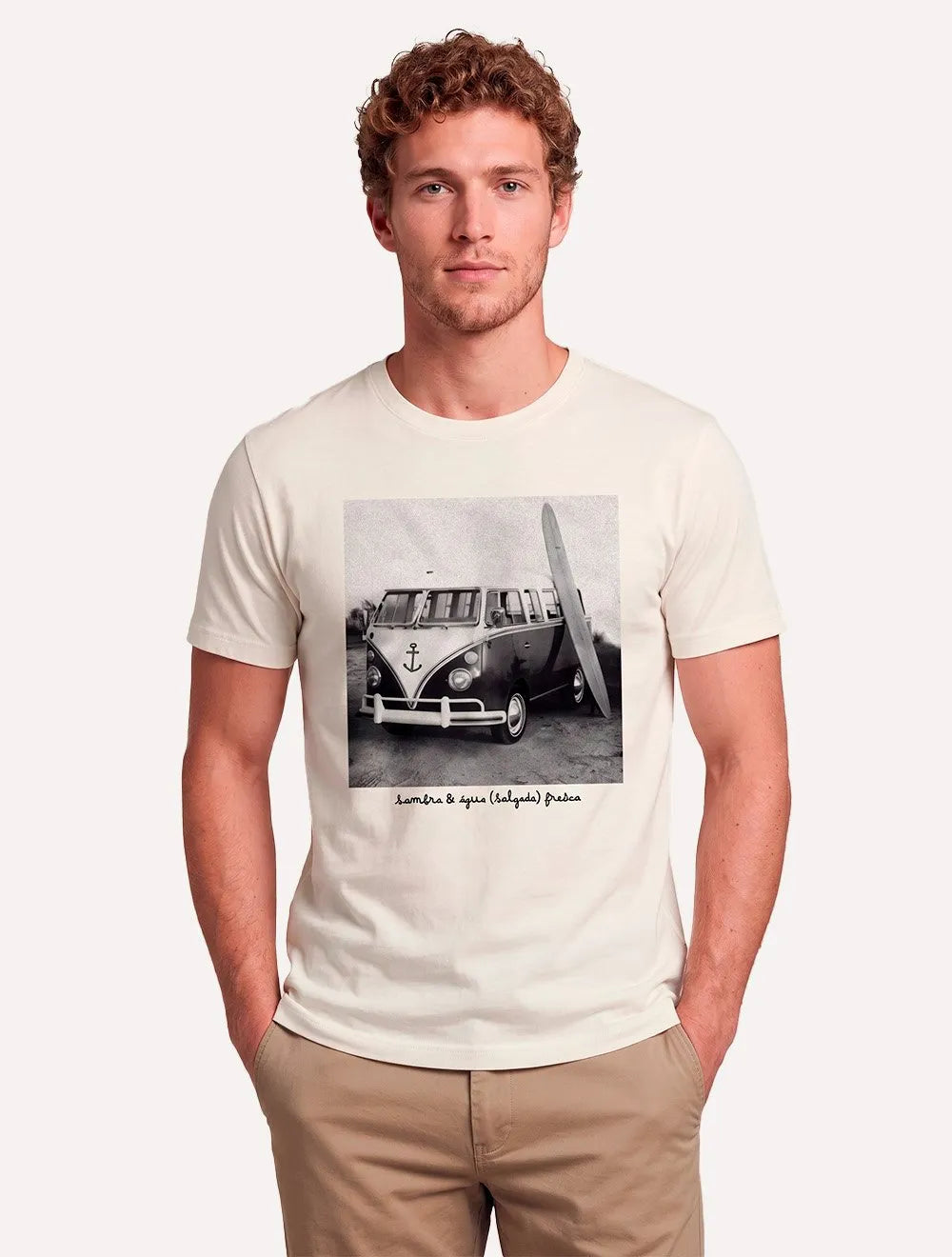 Camiseta Reserva Masculina Kombi Mono Off White