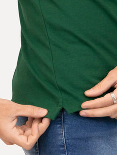 Polo Levis Masculina Slim Housemark Dewy Tipping Verde