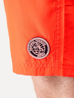 Short Original Penguin Masculino D'Água Basic Patch Laranja