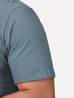 Camiseta Levis Masculina Standard Classic Printed Housemark Azul Médio