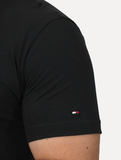 Camiseta Tommy Hilfiger Masculina Brand Love Big New Logo Preta