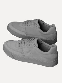 Tênis Calvin Klein Jeans Masculino Palito Side Nobuck Cinza