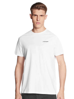 Camiseta Guess Masculina Dark Small Silk Logo Branca