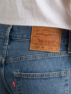 Calça Levis Jeans Masculina Slim 501 '54 Original Azul Claro