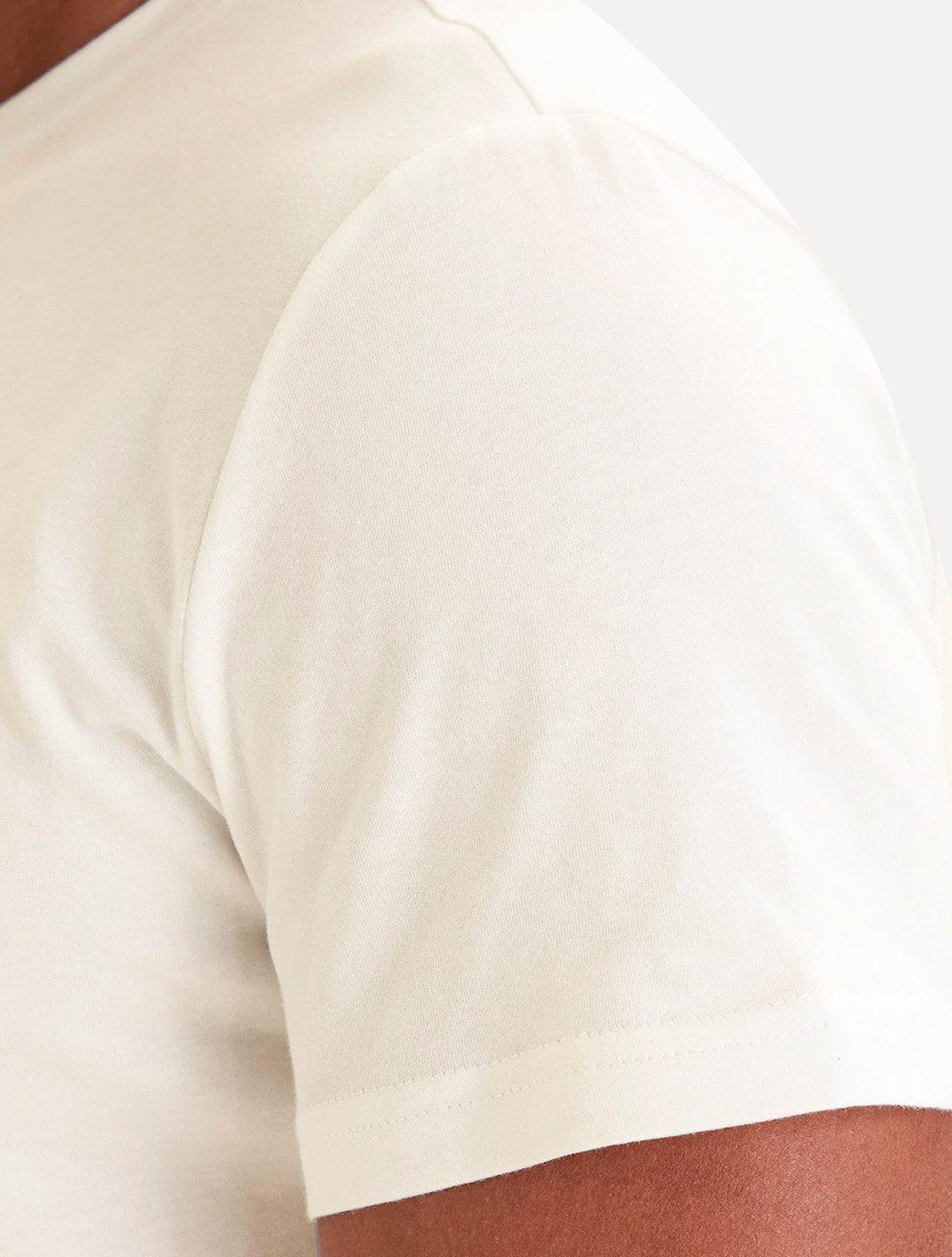 Camiseta Tommy Jeans Masculina Regular Sign Chest Off-White