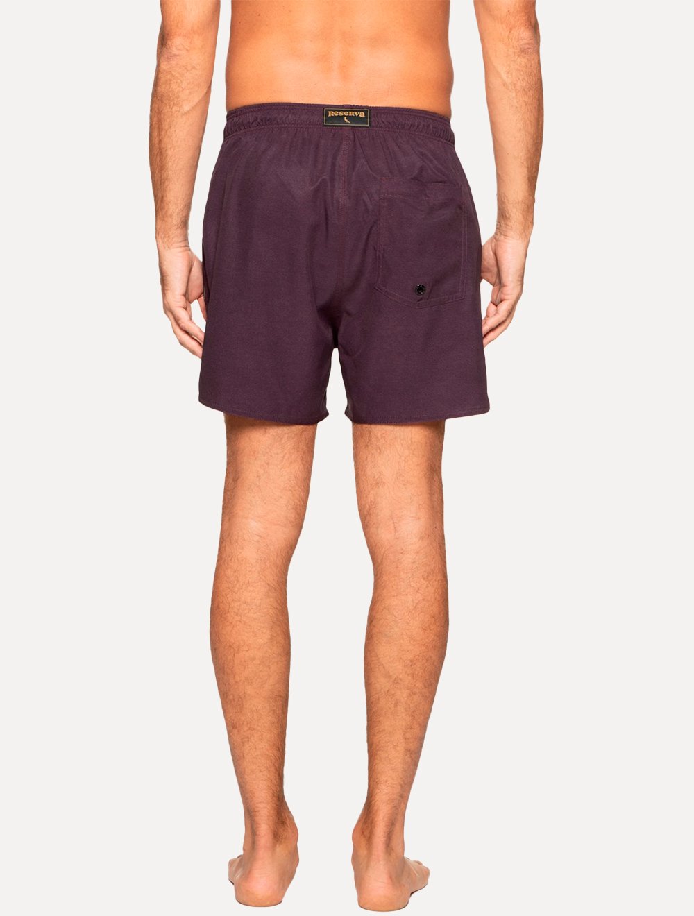 Short Reserva Masculino D'Água Beachwear Basico Texturado Roxo Mescla