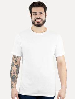 Camiseta Osklen Masculina Slim Light E-basics II Branca