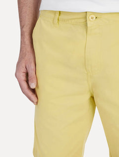 Bermuda Aramis Masculina Chino Color Basica Amarelo Claro