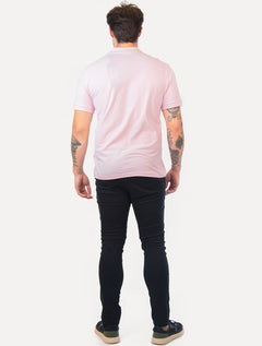 Polo Forum Masculina Piquet Basic Rosa Claro