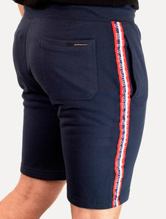 Bermuda Aeropostale Masculina Moletom Side Sash Colors A87/NY Azul Marinho