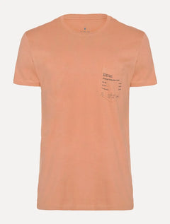 Camiseta Von der Volke Masculina Origineel Pocket Ams Goods Cáqui