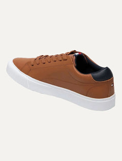 Tênis Tommy Hilfiger Masculino Couro Greg 1A Marrom