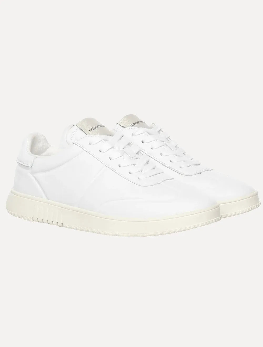 Tênis Empório Armani Masculino Couro Liso Branco