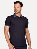 Polo Aramis Masculina Regular Piquet Tech Azul Marinho