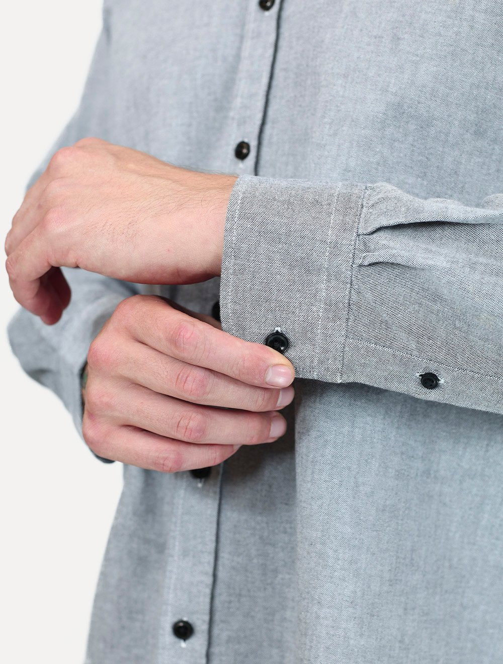 Camisa Levis Masculina Relaxed Authentic Button Down Cinza