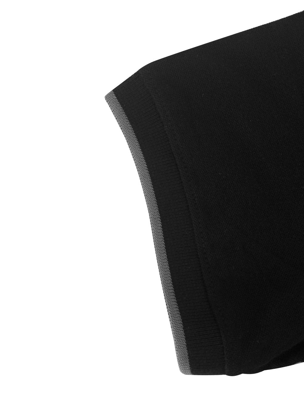 Polo Guess Masculina Piquet Frieze Logo Bordado Preta