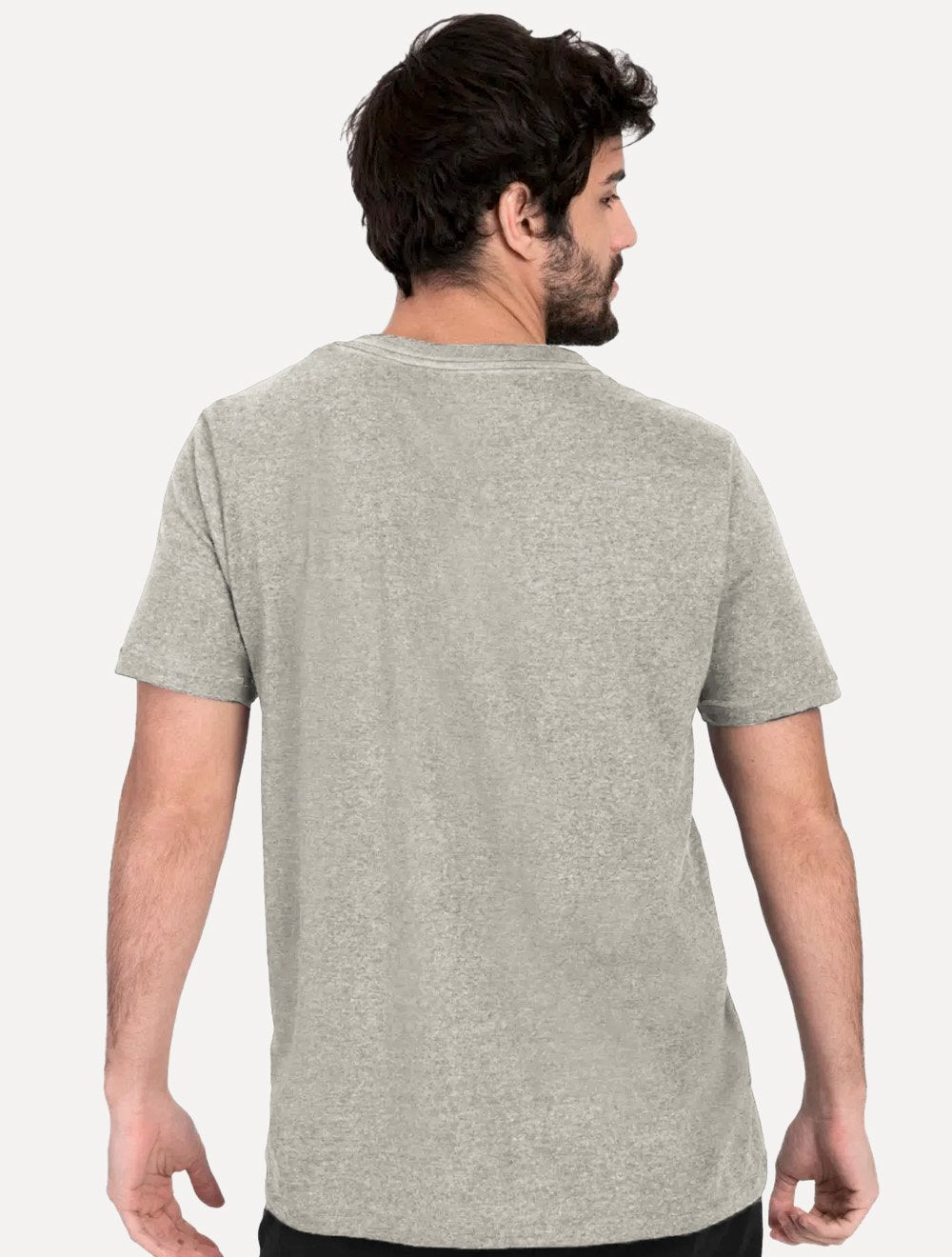 Camiseta Aramis Masculina Eco Lisa Dark Icon Cinza Mescla