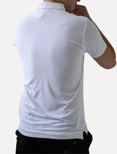 Polo Pacific Blue Masculina Basic Off-White