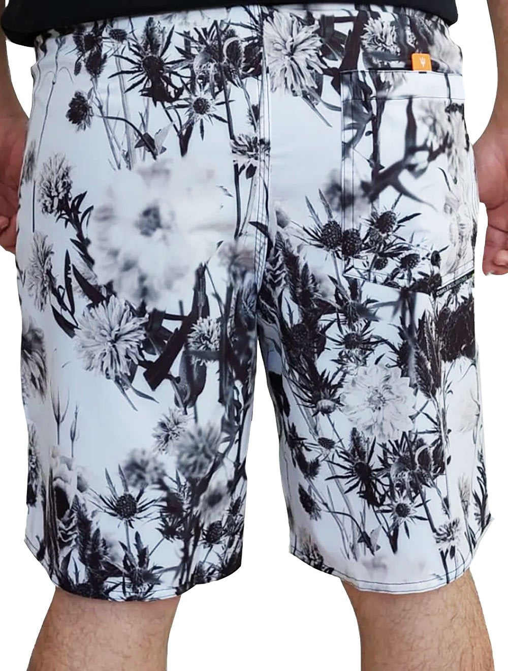 Bermuda Osklen Masculina D'Água Surf Desfoque Light/Night Off-White/Preta