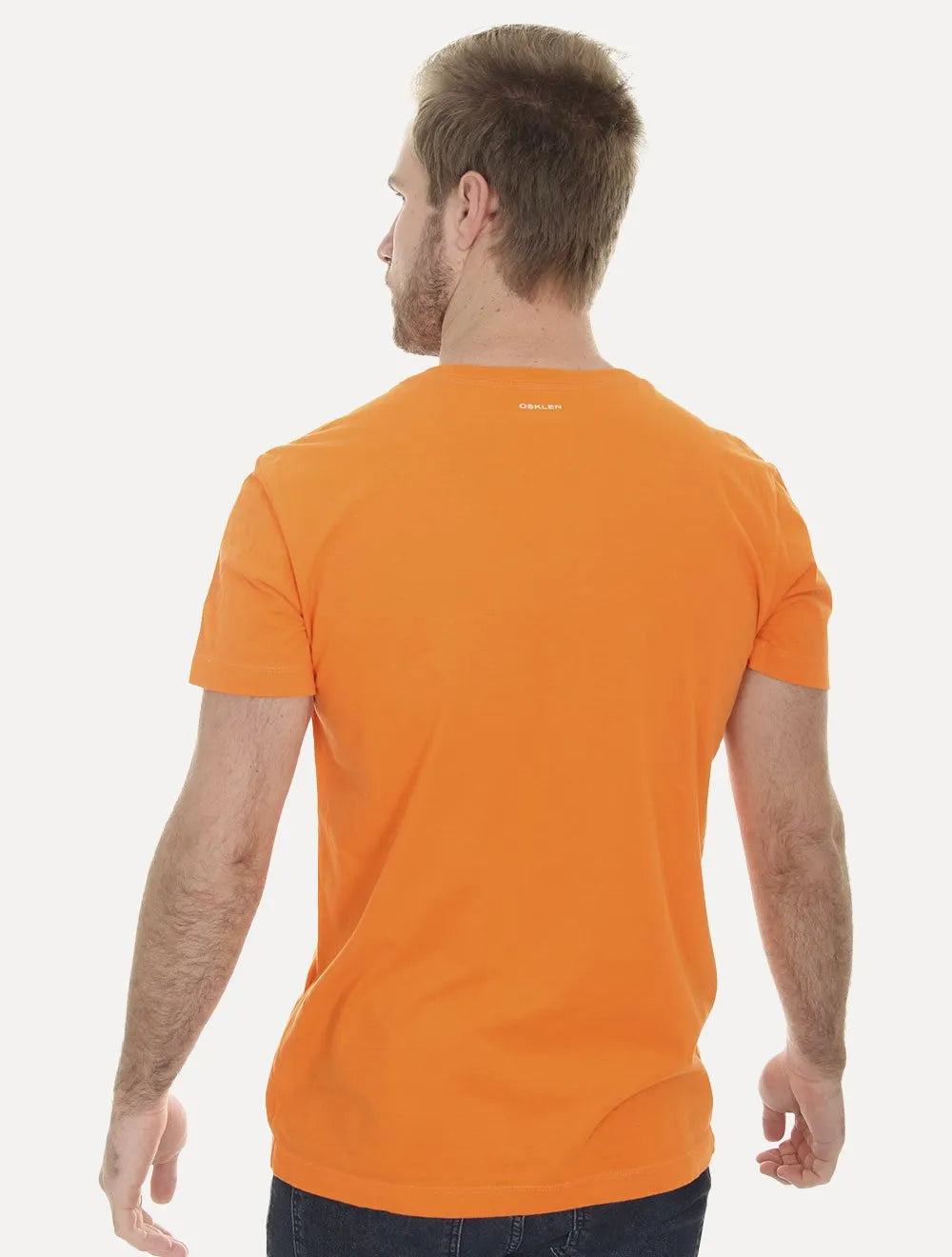 Camiseta Osklen Masculina Slim Vintage Kitesurng Laranja