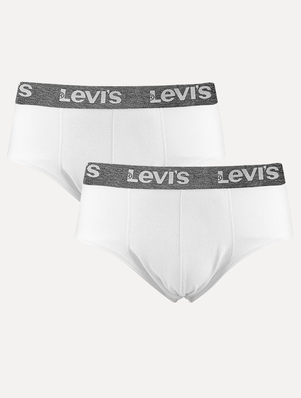 Cueca Levis Slip Brief Noise Branca Pack 2UN