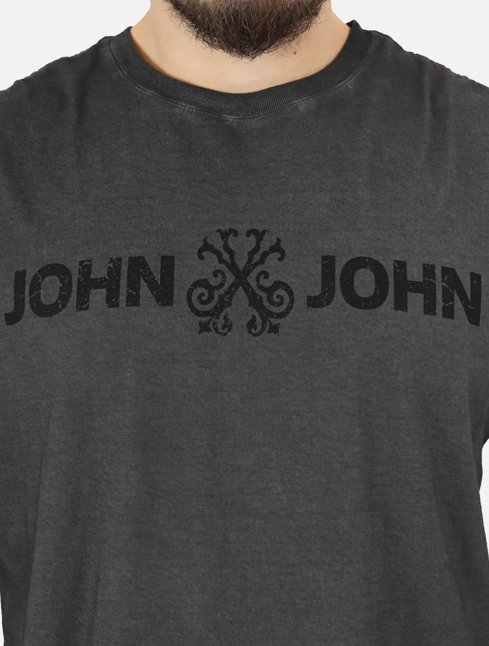 Regata John John Masculina Relaxed Fit Rusty Reativo Cinza Médio