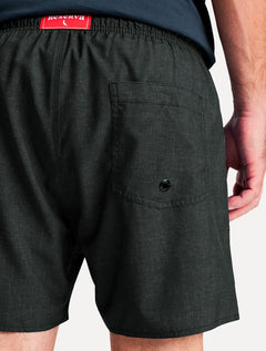 Short Reserva Masculino Beachwear Basico Textura Chumbo Escuro