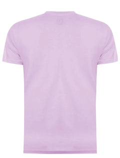 Camiseta Aleatory Masculina Navy Icon Lilás