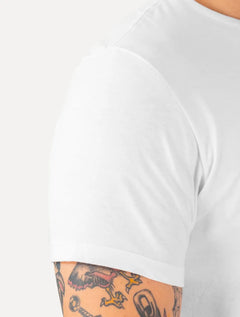 Camiseta Guess Masculina Los Angeles Tropical Branca