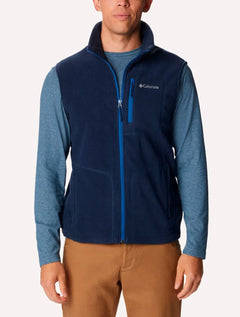 Colete Columbia Masculino Fleece Fast Trek Azul Marinho