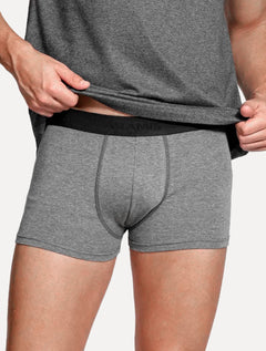 Cuecas Aramis Neo Boxer Cotton Mescla/ Preta/ Branca Pack 3UN